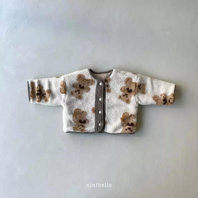 Ninibello - Korean Children Fashion - #prettylittlegirls - Bbogle Bear Reversible Jacket - 8