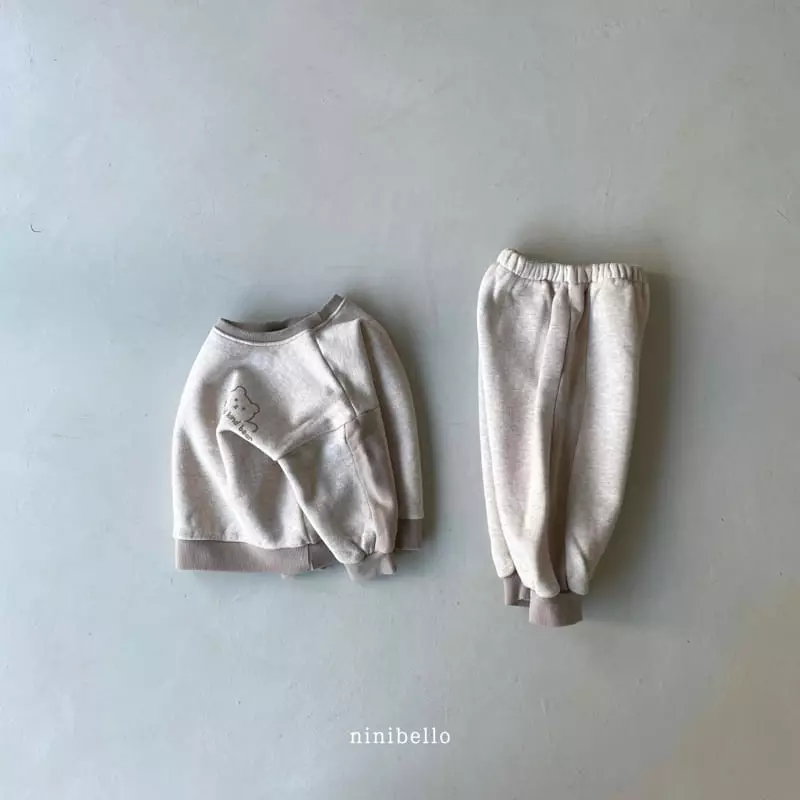 Ninibello - Korean Children Fashion - #toddlerclothing - Friends Top Bottom Set - 12