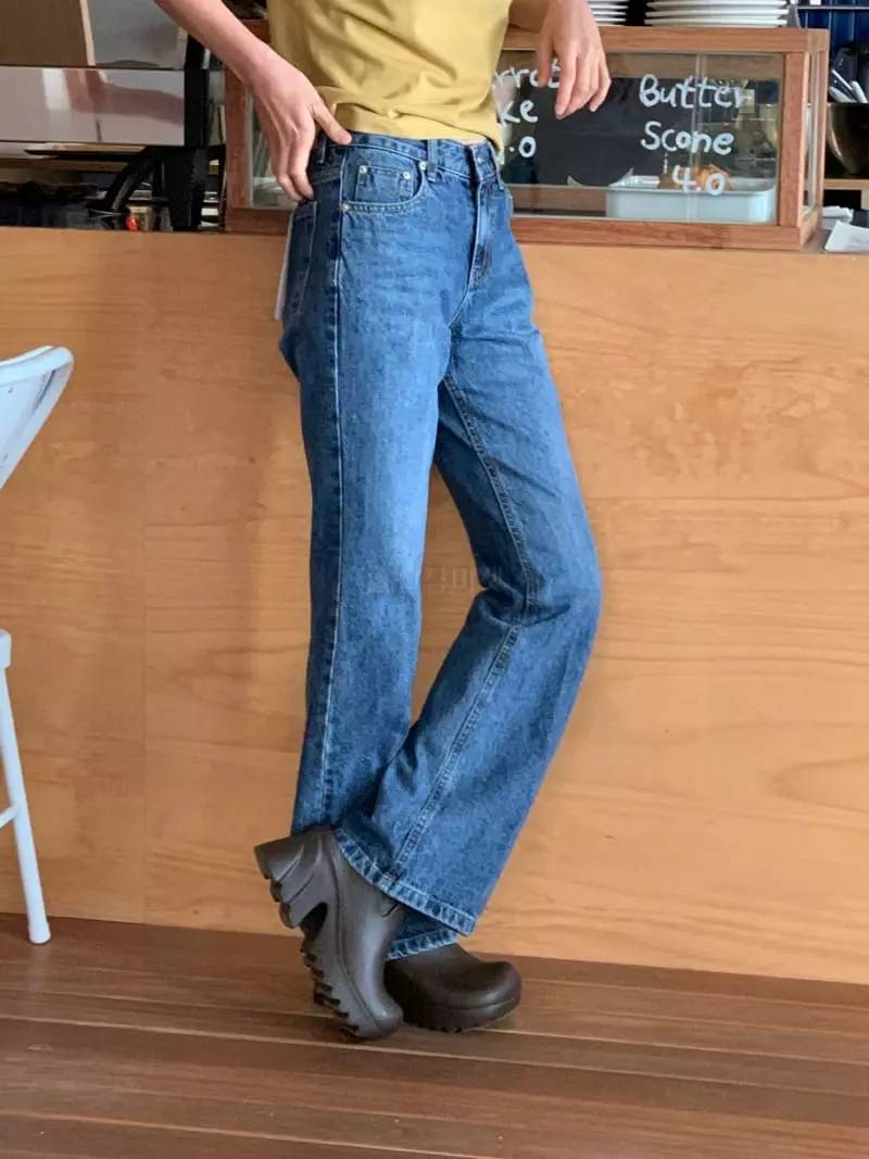 Normal - Korean Women Fashion - #momslook - Row Jeans - 3