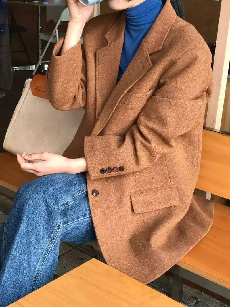 Normal - Korean Women Fashion - #restrostyle - Shuttle Jacket