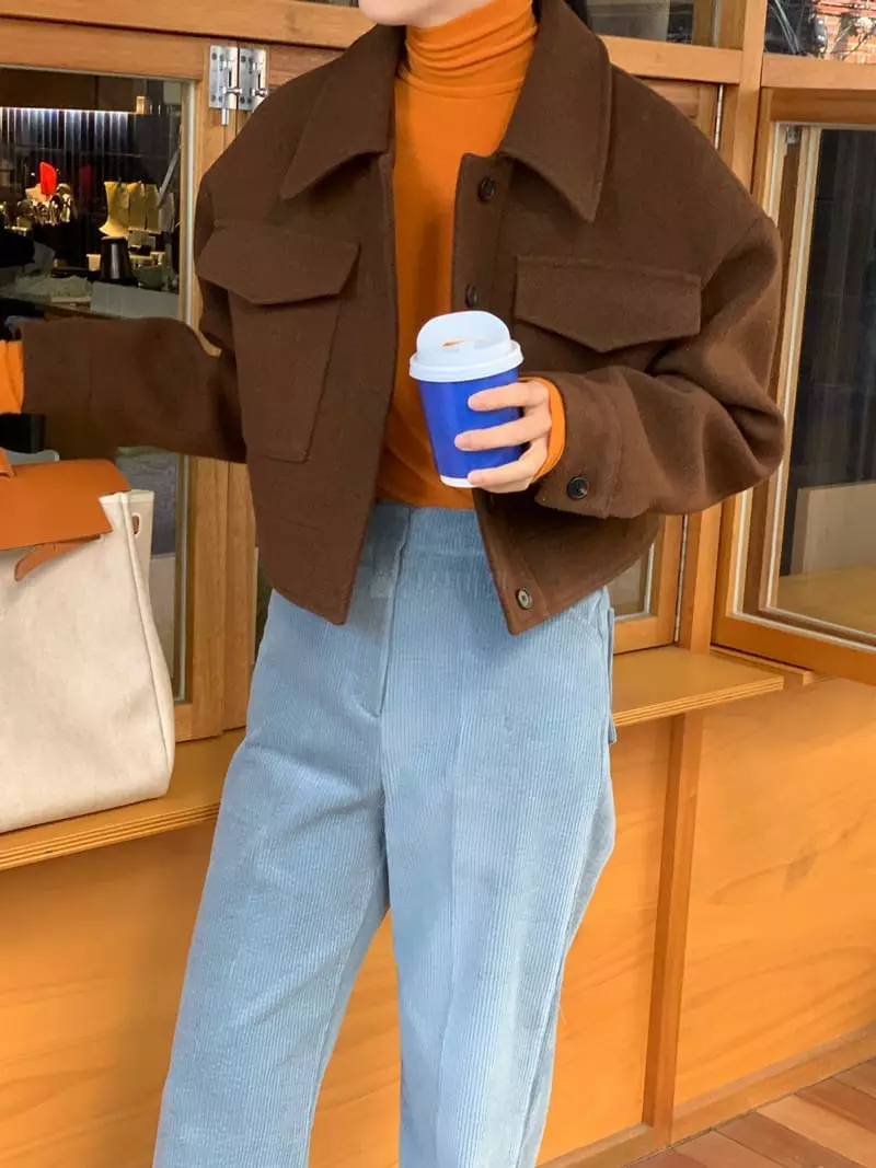 Normal - Korean Women Fashion - #momslook - Notied Jacket - 4