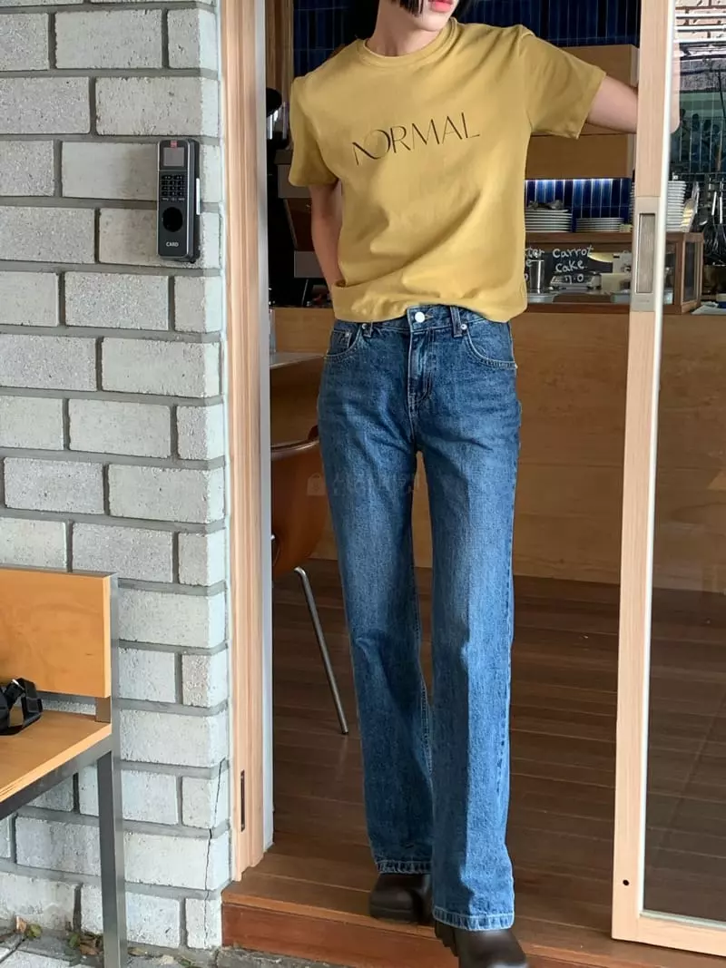 Normal - Korean Women Fashion - #womensfashion - Row Jeans - 2
