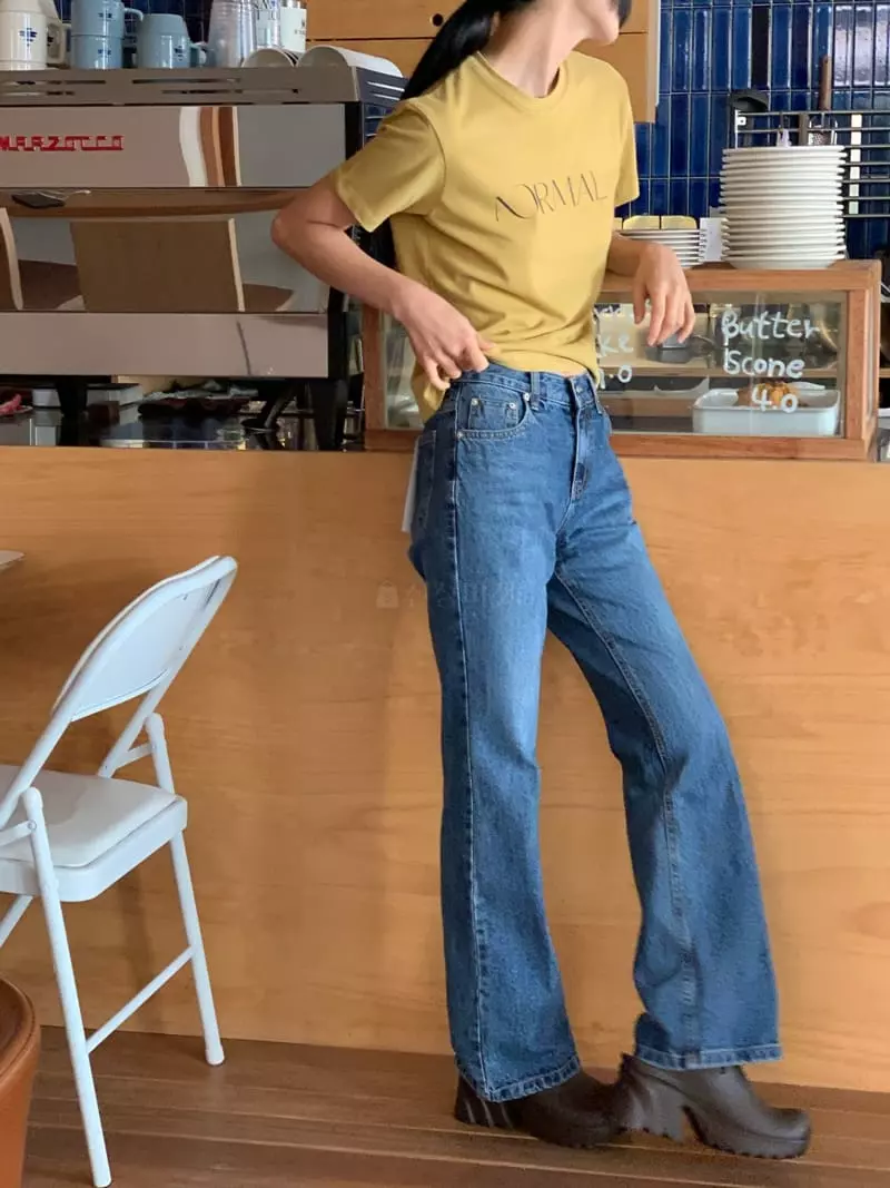 Normal - Korean Women Fashion - #momslook - Row Jeans - 4