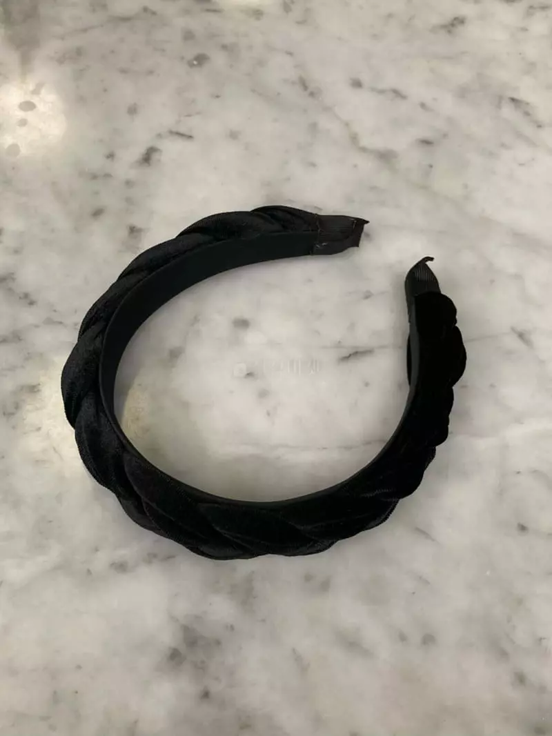 Nouveau - Korean Women Fashion - #momslook - Brade Velvet Hairband - 3
