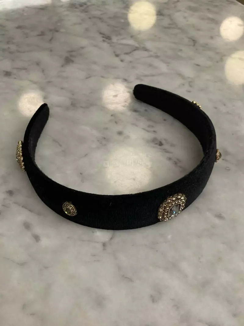 Nouveau - Korean Women Fashion - #momslook - Bebel Cubic Velvet Hairband