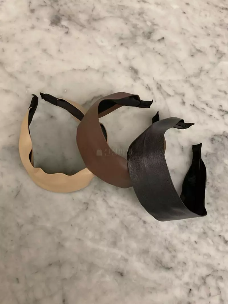 Nouveau - Korean Women Fashion - #momslook - Natural Leather Hairband - 2
