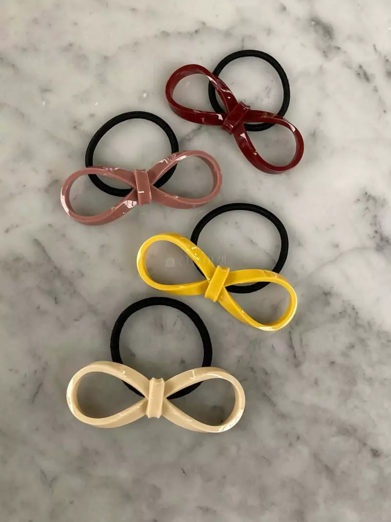 Nouveau - Korean Women Fashion - #shopsmall - Eight Ribbon Hairring - 3