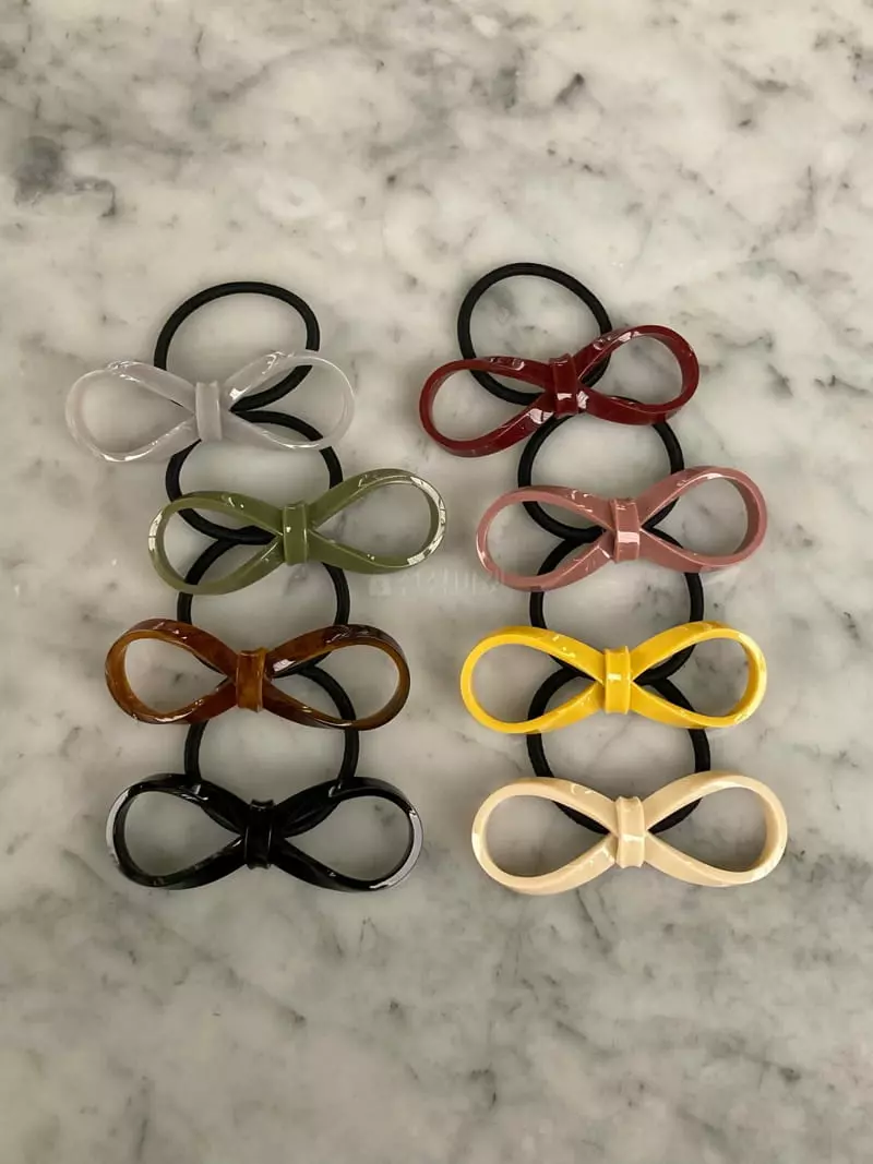 Nouveau - Korean Women Fashion - #thelittlethings - Eight Ribbon Hairring - 5