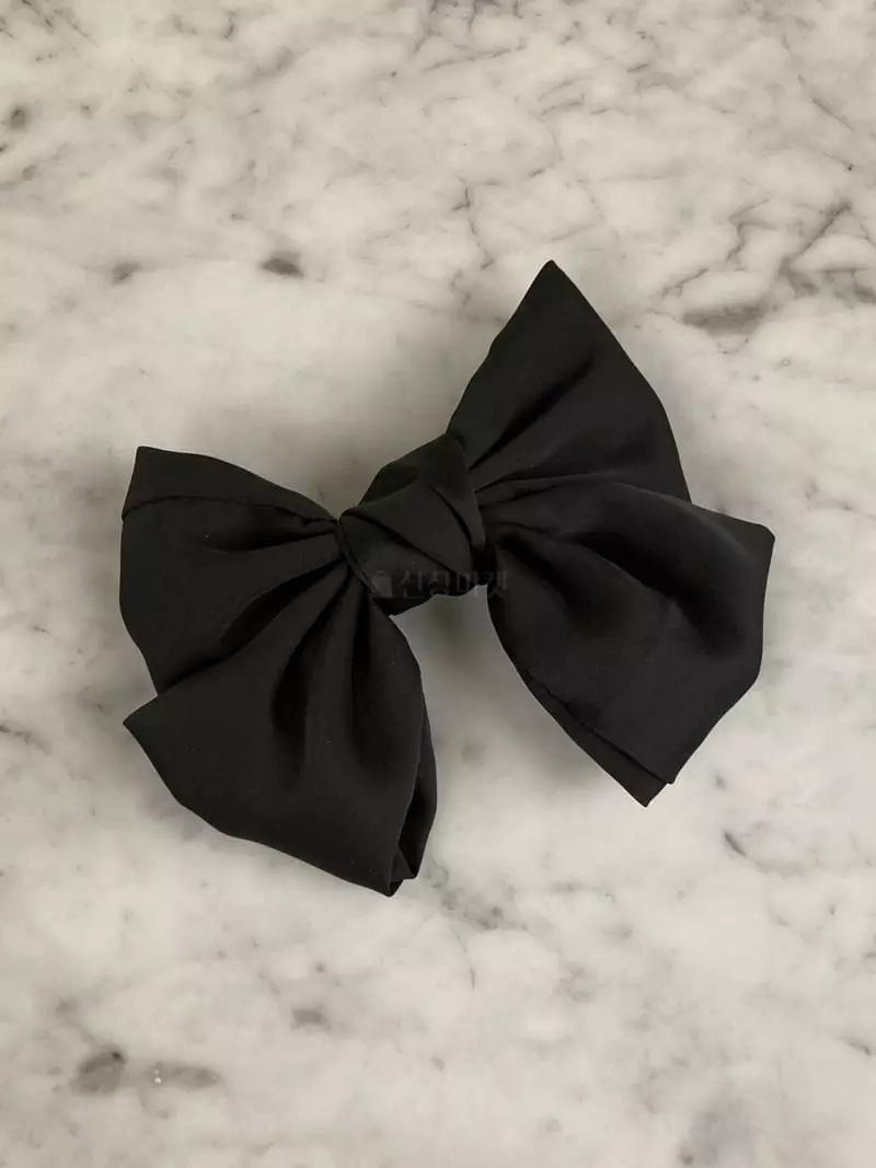 Nouveau - Korean Women Fashion - #momslook - Lovely Satin Ribbon Hairpin - 4