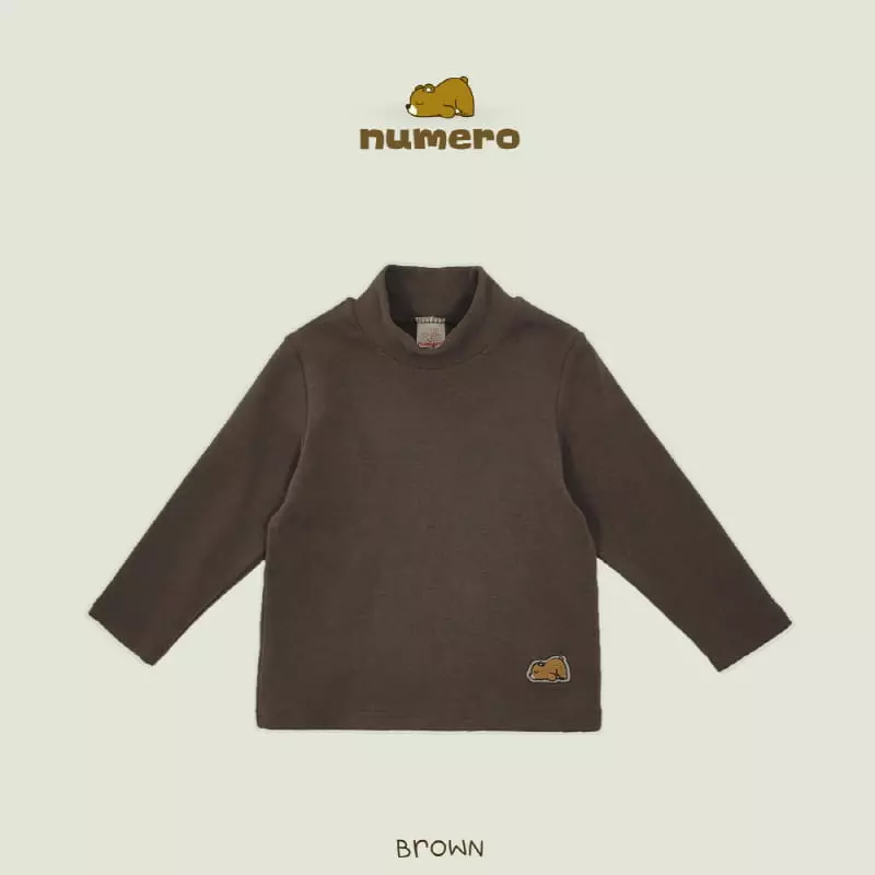 Numero - Korean Children Fashion - #Kfashion4kids - Bear Turtleneck Tee - 9