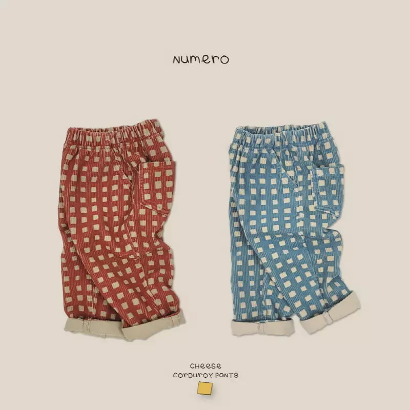 Numero - Korean Children Fashion - #kidzfashiontrend - Cheese Corduroy Pants - 8