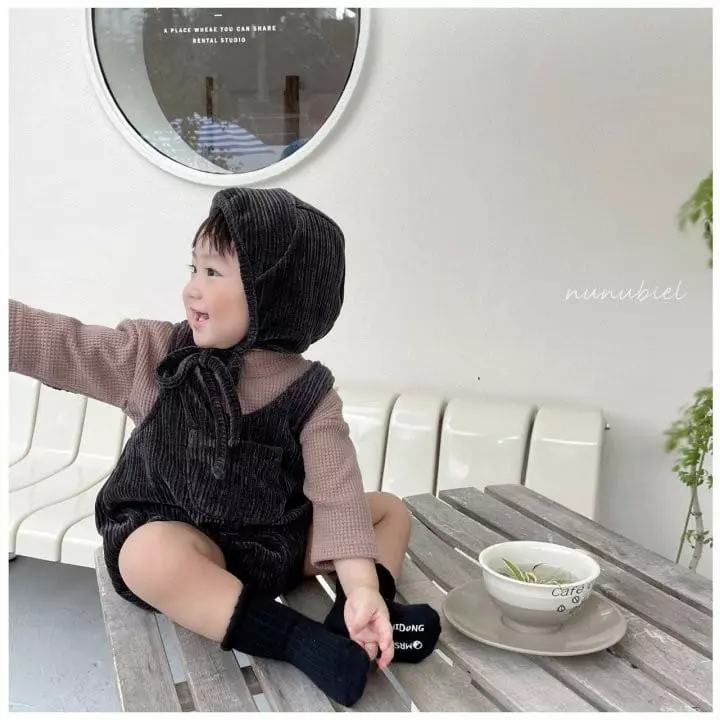Nunubiel - Korean Baby Fashion - #babyboutique - Bebe Cookie Romper Bonnet Set - 7