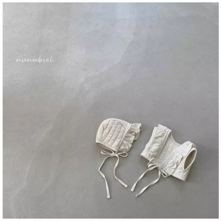 Nunubiel - Korean Baby Fashion - #babyboutique - Bebe Quilting Frill Bonnet