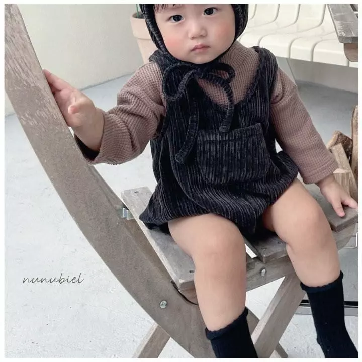 Nunubiel - Korean Baby Fashion - #babyboutique - Bebe Waffle Turtleneck Tee - 9