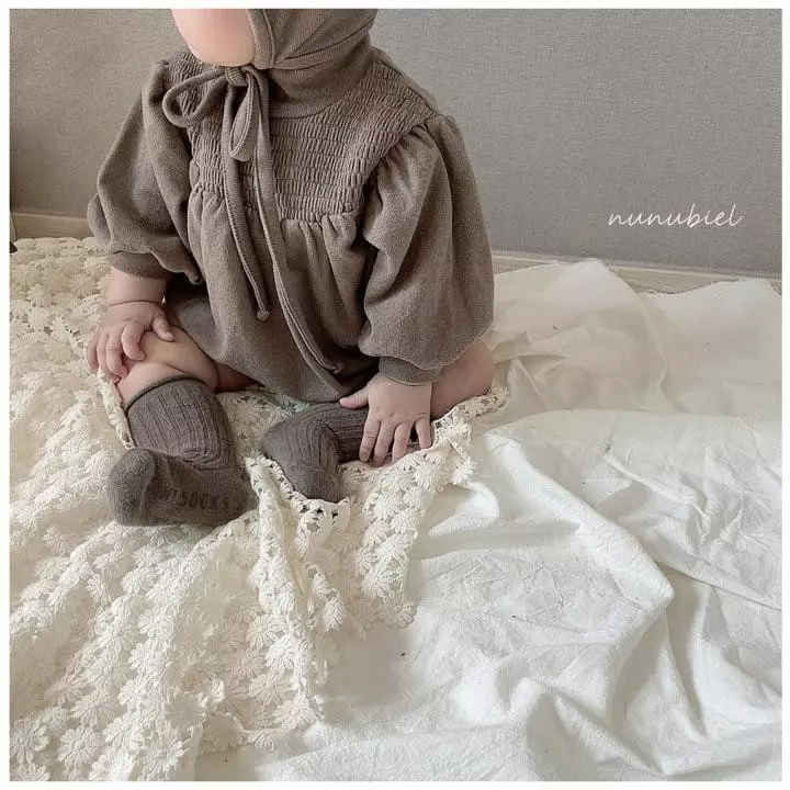 Nunubiel - Korean Baby Fashion - #babyboutiqueclothing - Bebe Amy Romper Bonnet Set - 11