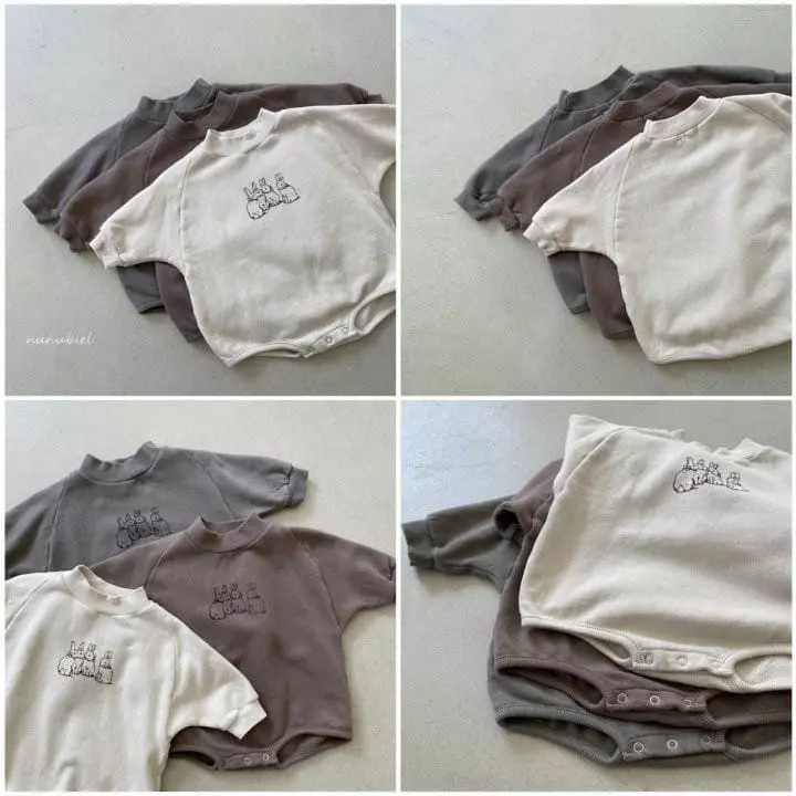 Nunubiel - Korean Baby Fashion - #babyboutiqueclothing - Bebe Rabbit Bodysuit - 2