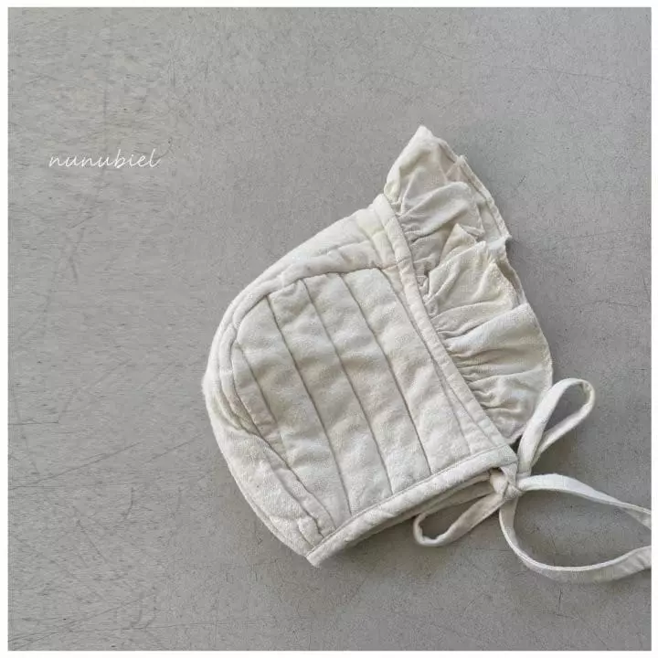 Nunubiel - Korean Baby Fashion - #babyboutiqueclothing - Bebe Quilting Frill Bonnet - 3