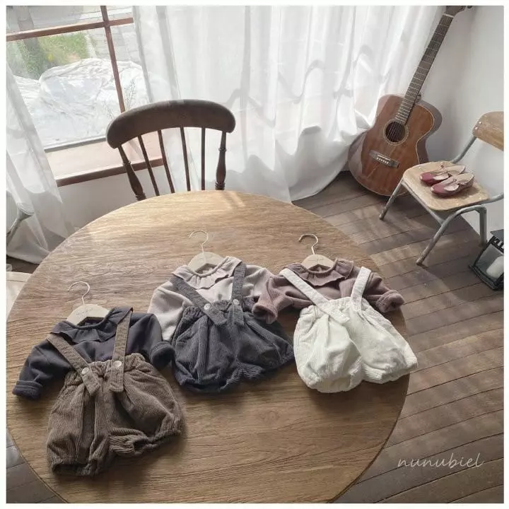 Nunubiel - Korean Baby Fashion - #babyclothing - Kid Bebe Mink Frill Tee - 5