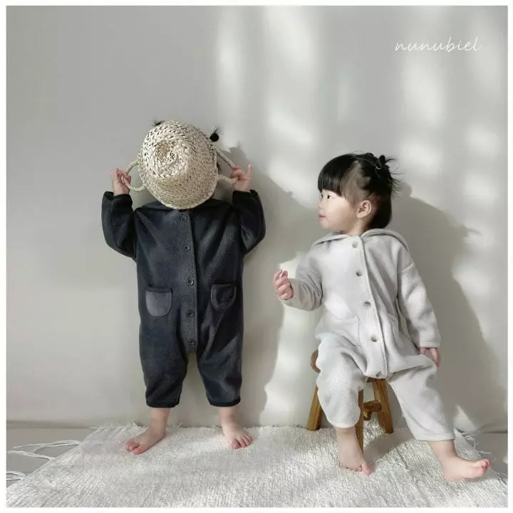 Nunubiel - Korean Baby Fashion - #babyclothing - Beeb Sailor Fleece Bodysuit - 6