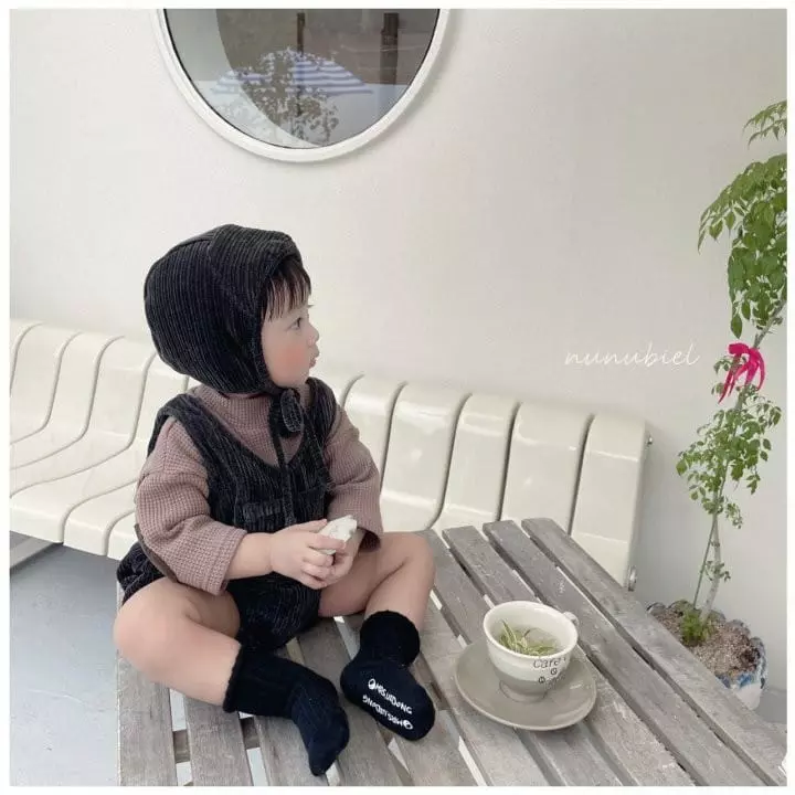 Nunubiel - Korean Baby Fashion - #babyfashion - Bebe Cookie Romper Bonnet Set - 10