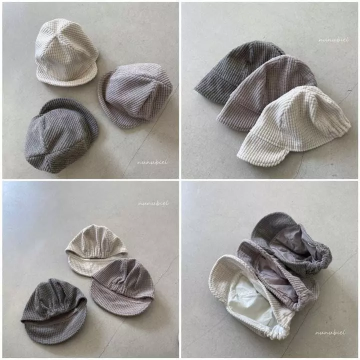 Nunubiel - Korean Baby Fashion - #babyfashion - Beeb Peach Waffle Cap - 2