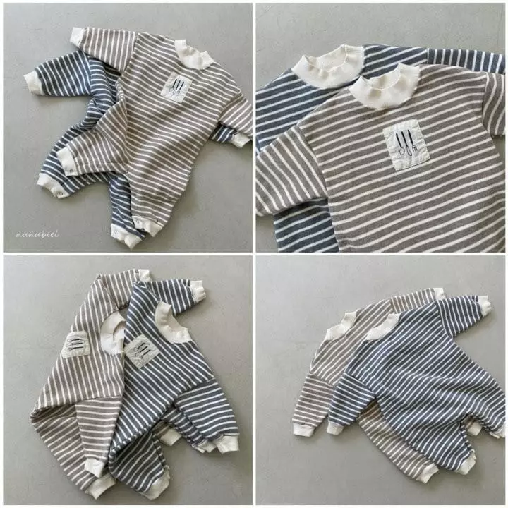 Nunubiel - Korean Baby Fashion - #babyfever - Bebe Spoon Bodysuit - 3
