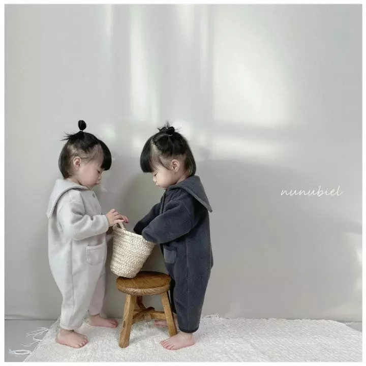 Nunubiel - Korean Baby Fashion - #babygirlfashion - Beeb Sailor Fleece Bodysuit - 9