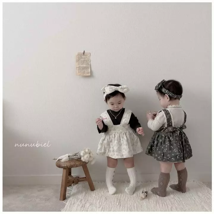 Nunubiel - Korean Baby Fashion - #babygirlfashion - Bebe Shirring Bloomer Set - 11
