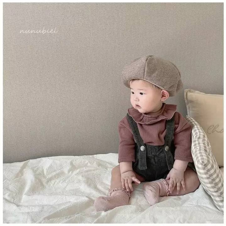 Nunubiel - Korean Baby Fashion - #babyoninstagram - Kid Bebe Mink Frill Tee - 10