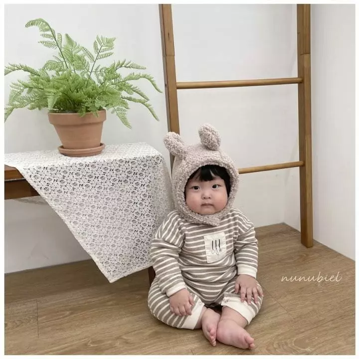 Nunubiel - Korean Baby Fashion - #babyootd - Bebe Spoon Bodysuit - 7