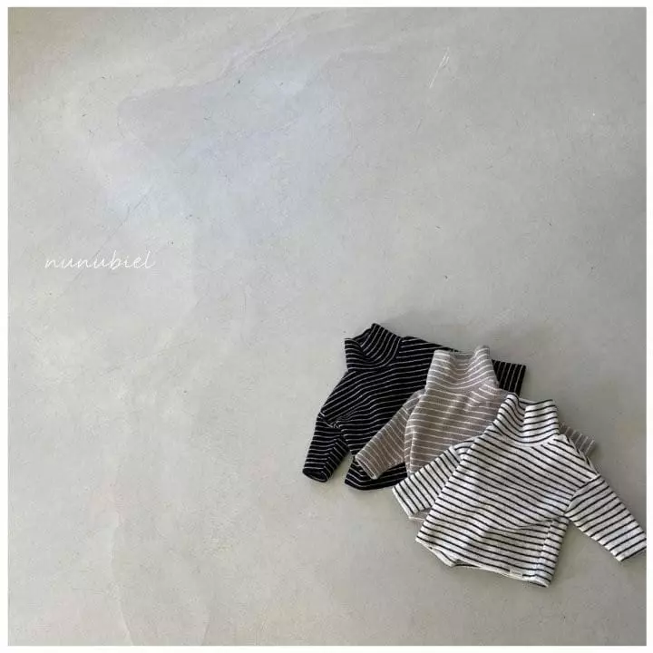 Nunubiel - Korean Baby Fashion - #babyootd - Beeb Snow Turtleneck Tee