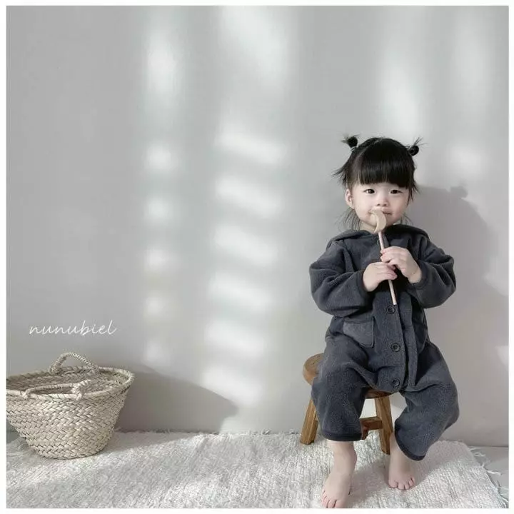 Nunubiel - Korean Baby Fashion - #babyootd - Beeb Sailor Fleece Bodysuit - 12