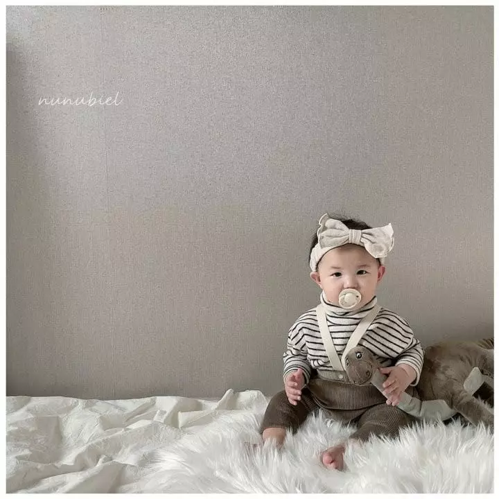 Nunubiel - Korean Baby Fashion - #babyootd - Bebe Shirring Hairband - 12