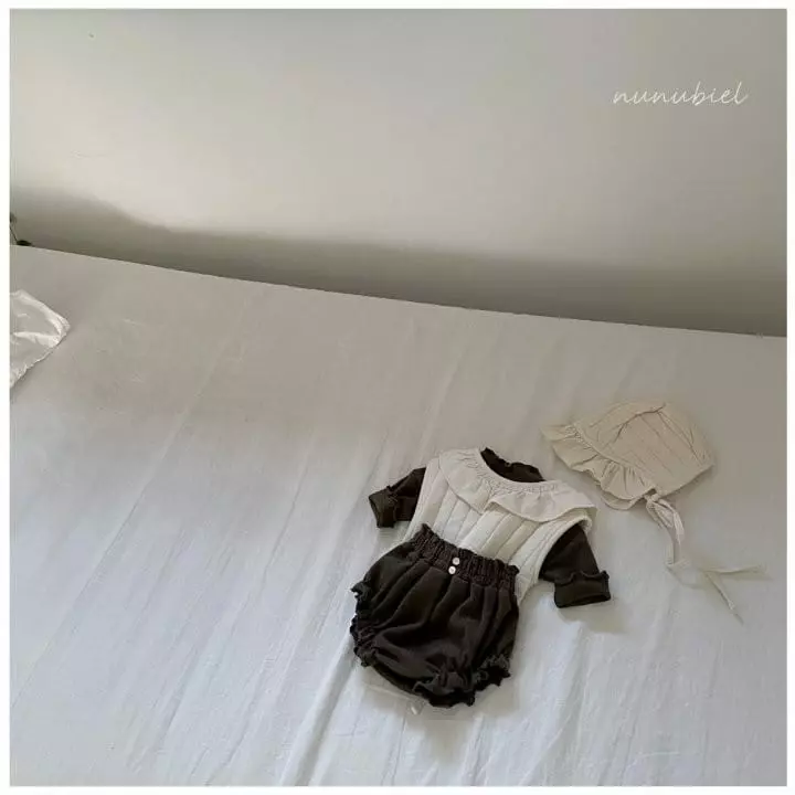Nunubiel - Korean Baby Fashion - #babyootd - Bebe Quilting Frill Bonnet - 10