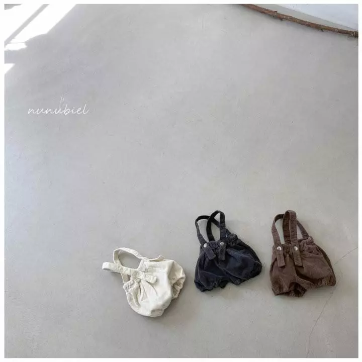 Nunubiel - Korean Baby Fashion - #babyoutfit - Bebe Wrinkle Rib Romper