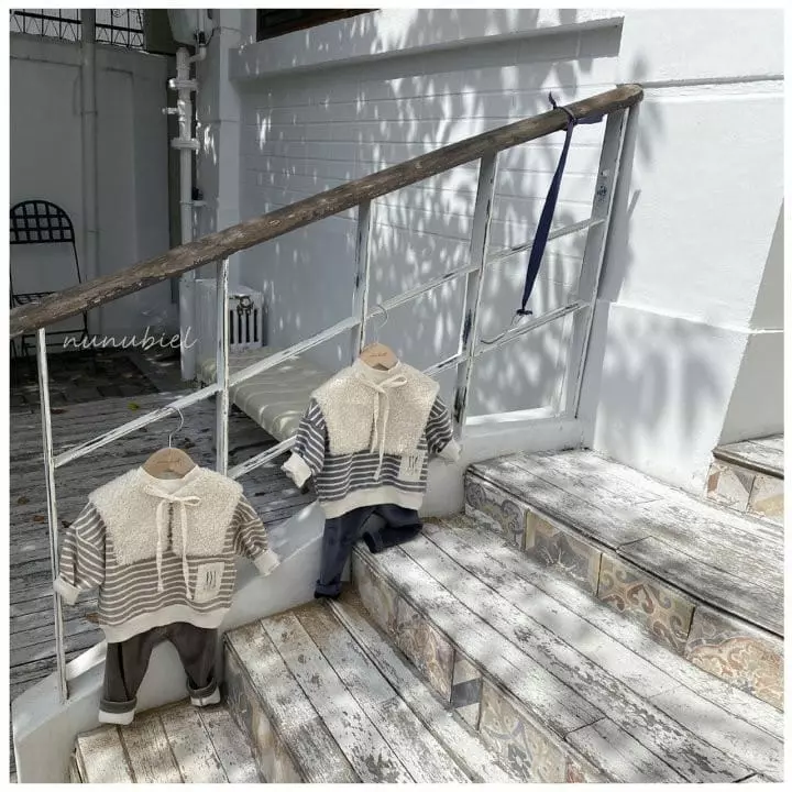 Nunubiel - Korean Baby Fashion - #babyoutfit - Bebe Tur Collar - 7