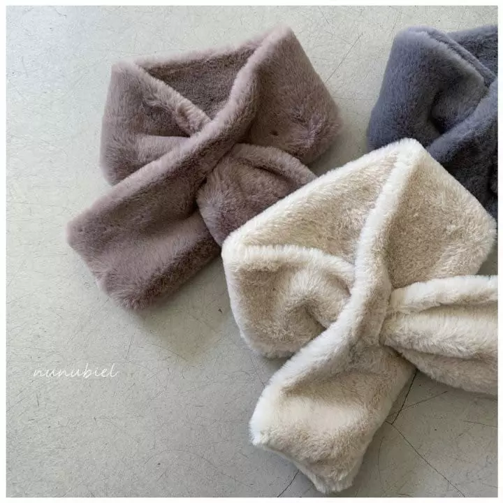 Nunubiel - Korean Baby Fashion - #babyoutfit - Mink Muffler  - 2