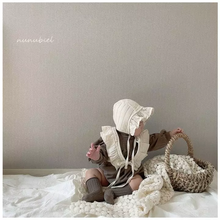 Nunubiel - Korean Baby Fashion - #babyoutfit - Bebe Quilting Frill Vest - 12