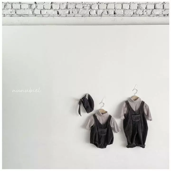 Nunubiel - Korean Baby Fashion - #onlinebabyshop - Bebe Cookie Romper Bonnet Set - 5