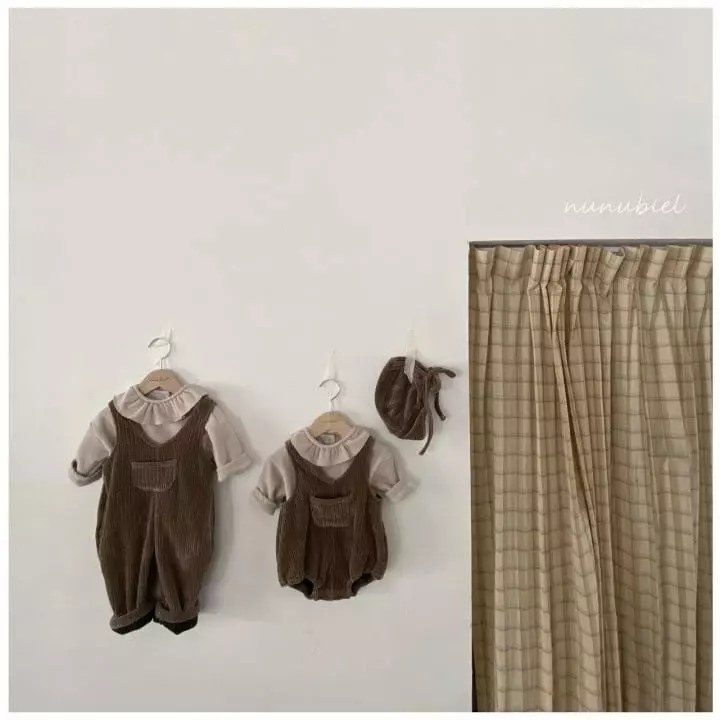 Nunubiel - Korean Baby Fashion - #smilingbaby - Bebe Cookie Romper Bonnet Set - 6