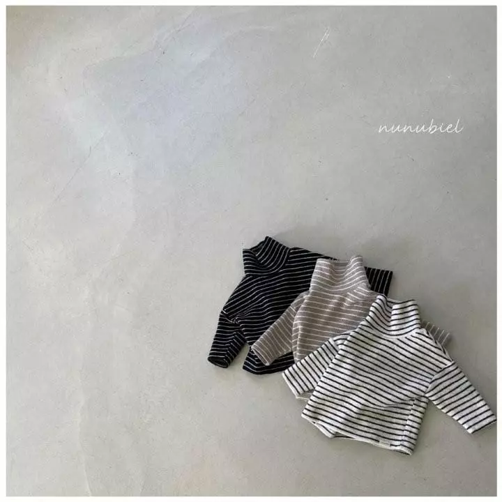 Nunubiel - Korean Children Fashion - #Kfashion4kids - Kid Snow Turtleneck Tee