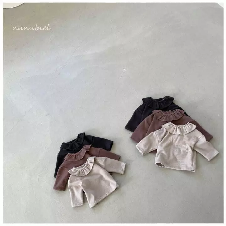Nunubiel - Korean Children Fashion - #childofig - Kid Mink Frill Tee - 3