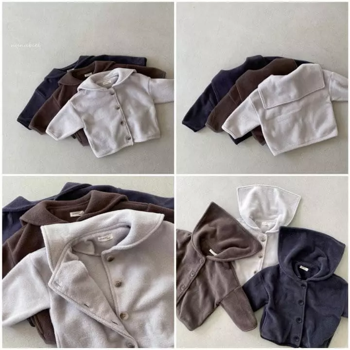Nunubiel - Korean Children Fashion - #childofig - Kid Sailor Fleece Jacket - 2