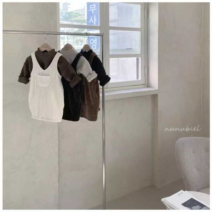 Nunubiel - Korean Children Fashion - #prettylittlegirls - Kid Shirring Turtleneck Tee - 4