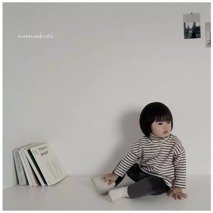 Nunubiel - Korean Children Fashion - #discoveringself - Kid Snow Turtleneck Tee - 10