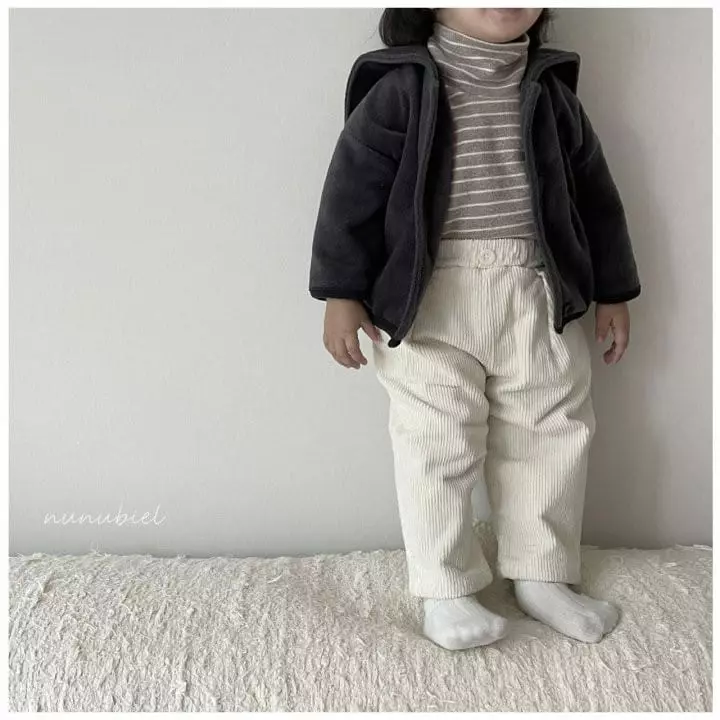 Nunubiel - Korean Children Fashion - #discoveringself - Kid Wrinkle Rib Pants - 8