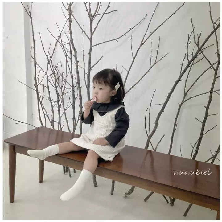 Nunubiel - Korean Children Fashion - #fashionkids - Kid Mink Frill Tee - 7
