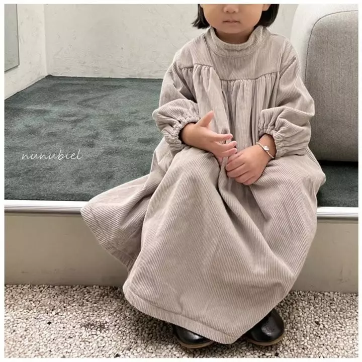 Nunubiel - Korean Children Fashion - #fashionkids - Kid Gray One-piece - 10