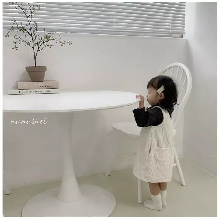 Nunubiel - Korean Children Fashion - #kidsshorts - Kid Mink Frill Tee - 8