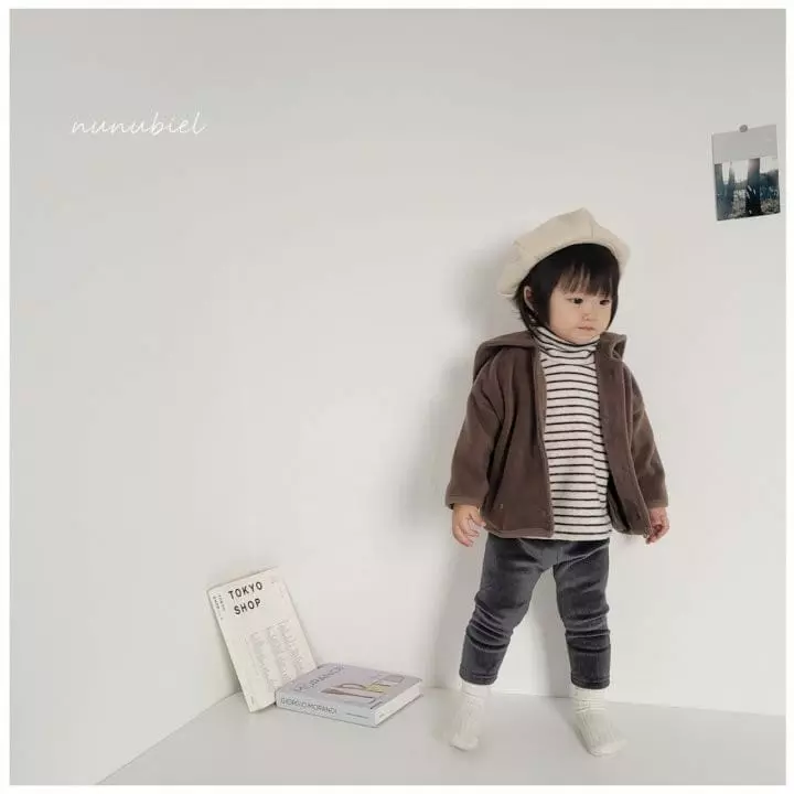 Nunubiel - Korean Children Fashion - #kidsshorts - Kid Snow Turtleneck Tee - 12